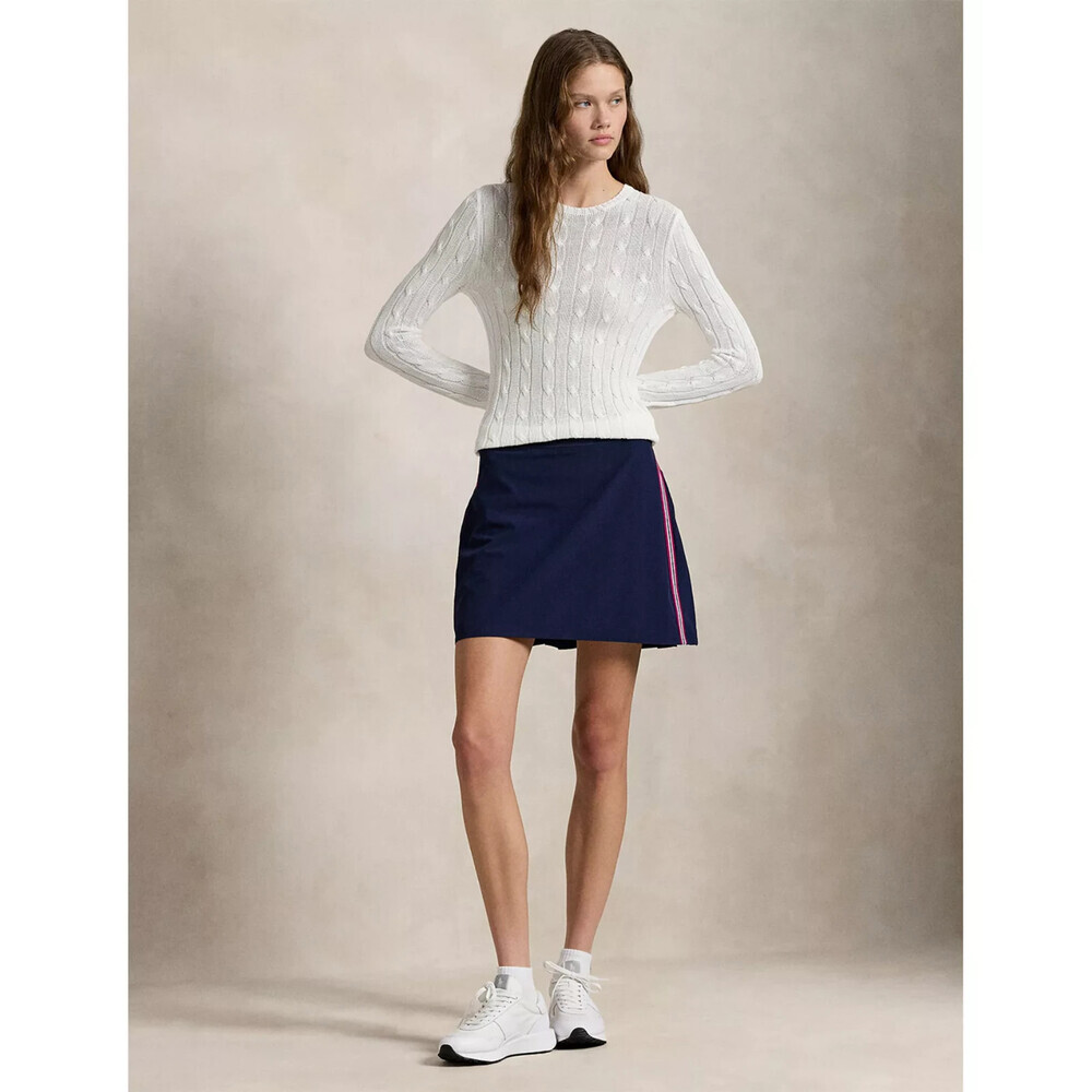 NEW RLX Golf Ralph Lauren Women's L 17" Pleated Back Skort NWT $148